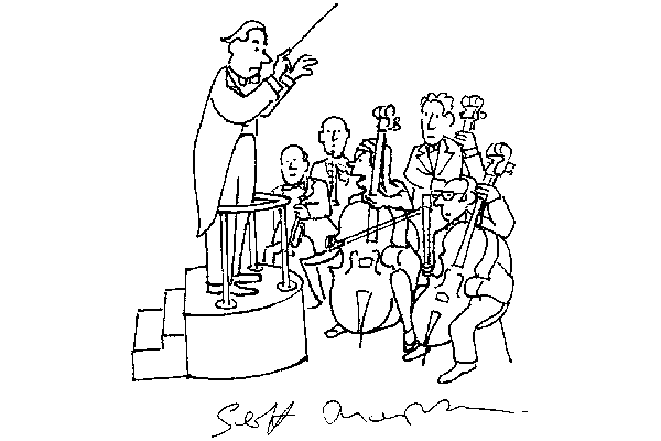 ‘More adagio and we’ll come to a full stop.’