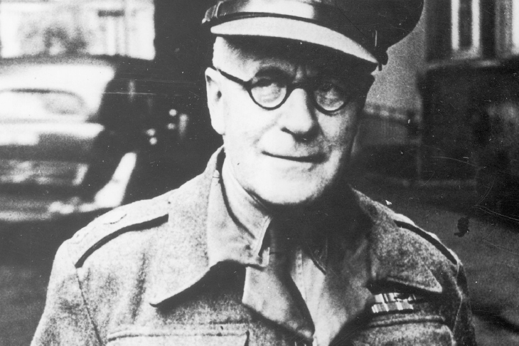 Master of the dark art of interrogation: Alexander Scotland in 1945