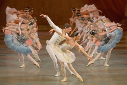 The glorious Grand Pas from Paquita, part of the Mariinsky’s triple bill