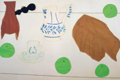 Matisse’s ‘Still Life with Shell’ (1940) with his beloved chocolate pot, top left