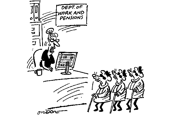 ‘As part of your work capability assessment, can I see how you run?’