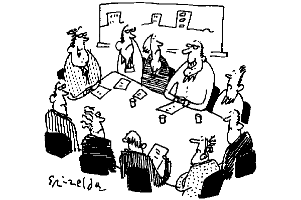 ‘Well, Jeff gave his opinion the loudest, so let’s go with his idea.’