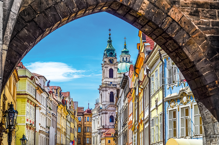 The Old Town seen from the Charles Bridge