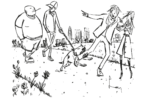 ‘It’s true what they say — get a dog and you’ll meet all sorts of people.’