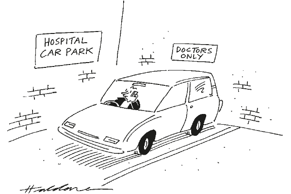 ‘I’m sitting in the bay of the doc.’