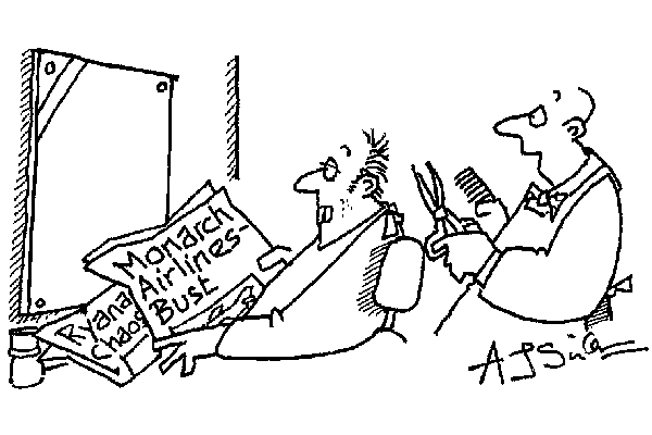 ‘Getting stranded anywhere nice this year?’