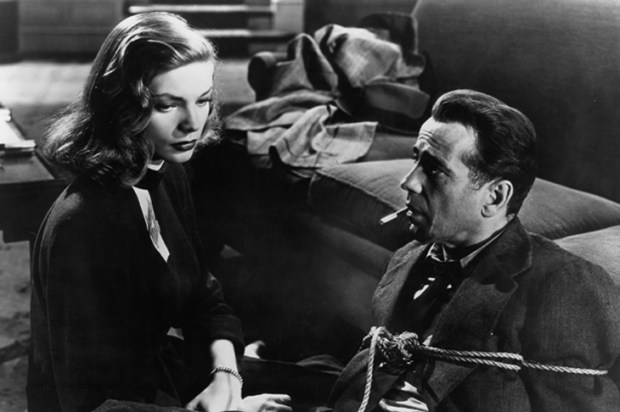 Bogart and Bacall in The Big Sleep