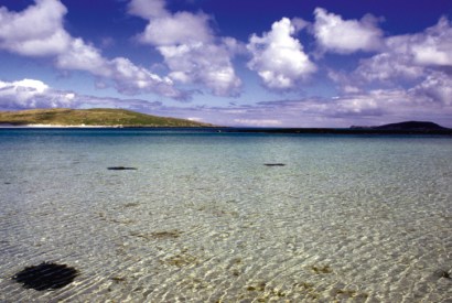 The uninhabited island of Fuday in the Sound of Barra, Outer Hebrides