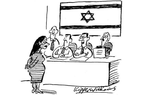 ‘It’s come to our attention that you’re having meetings with Theresa May, Ms Patel.’