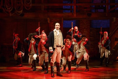 Making musical history: Lin-Manuel Miranda and the cast of Hamilton