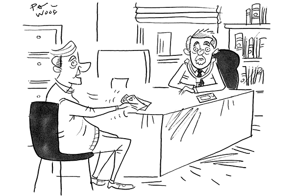 ‘Maybe this would change your mind about giving me some antibiotics?’