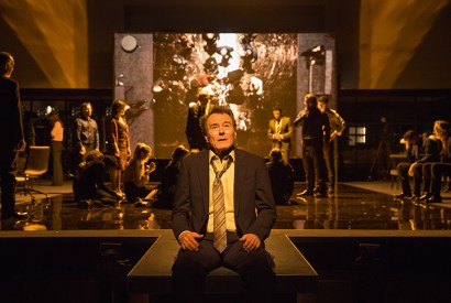 On the edge: Bryan Cranston as Howard Beale in Network