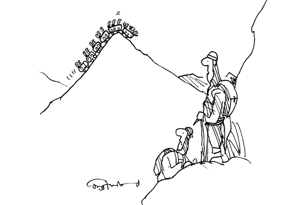 Personally, I think Everest is too accessible these days.’