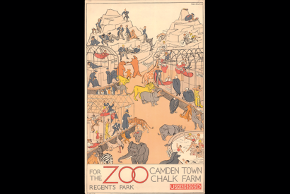 ‘Regent’s Park Zoo’, 1930, by Arnrid Banniza Johnston