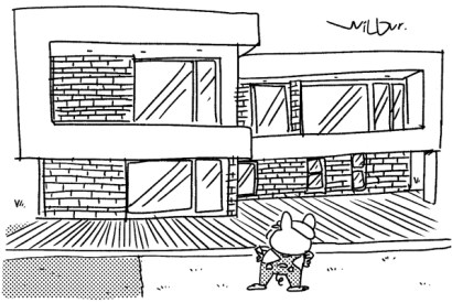 ‘And the third little piggy’s house was featured on Grand Designs.’