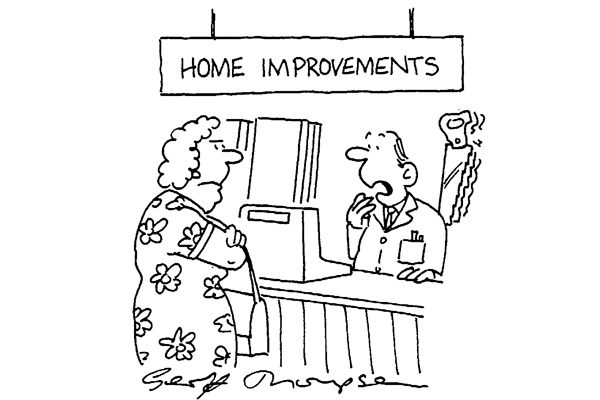 ‘No, I’m afraid we don’t do divorce kits.’