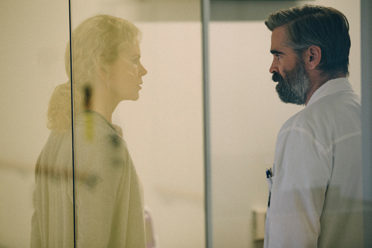 Hideously watchable: Nicole Kidman as ophthalmologist Anna and Colin Farrell as surgeon Steven