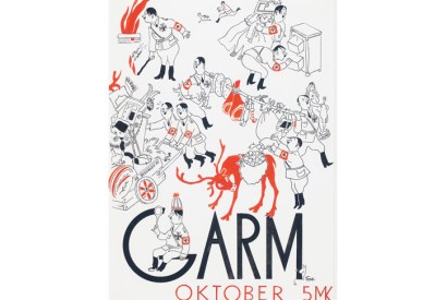 Cover illustration for the magazine Garm 1944, by Tove Jansson
