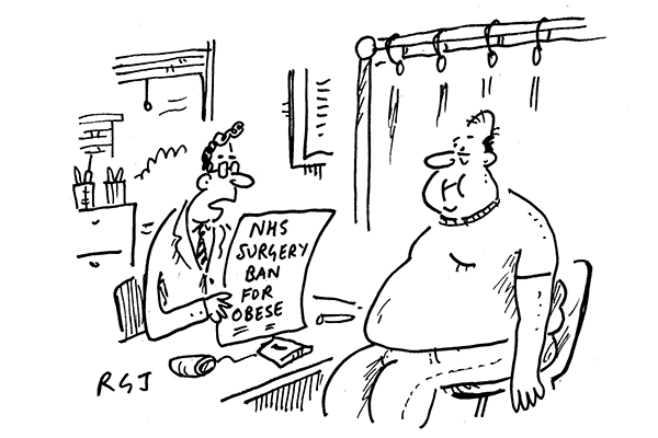 ‘We can’t fit your gastric band unless you lose ten stone.’