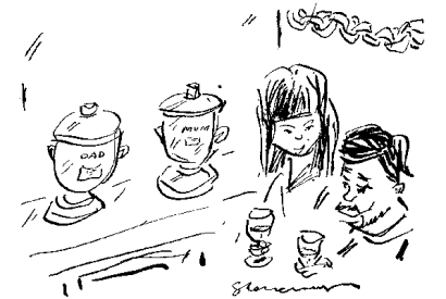 ‘First time they haven’t argued over Christmas.’