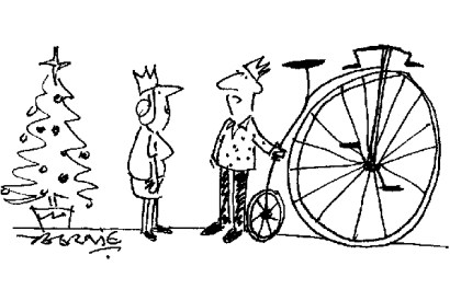 ‘Do you think he’ll know it’s second-hand?’