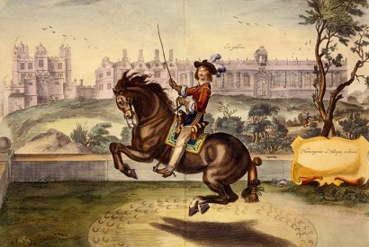 William Cavendish, 1st Duke of Newcastle, performing volte, with Bolsover Castle in the background. (Painting after Abraham Jansz. van Diepenbeeck). Bryant is particularly severe on the subject of racing and horse breeding
