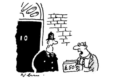 ‘I was hoping to pick up a peerage in the January sales.’