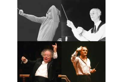 Conduct unbecoming: clockwise from top left, Leonard Bernstein, Wilhelm Furtwängler, Charles Dutoit and James Levine