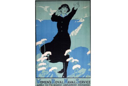 A recruiting poster from 1917, establishing the Wrens