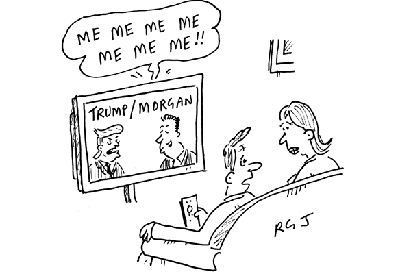 ‘I’ve lost track of which one’s talking right now.’