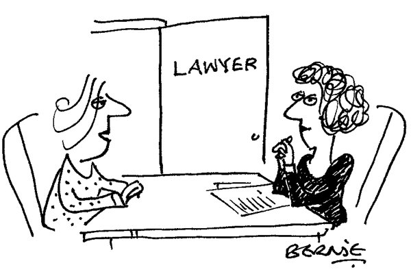 ‘I want a Brexit-style divorce — with him as the UK.’