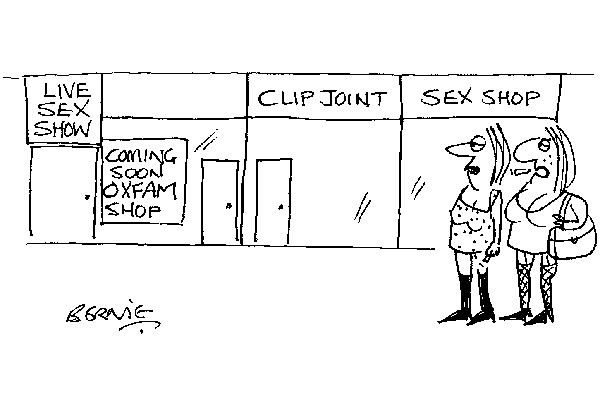 ‘There goes the neighbourhood.’