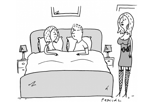 ‘I thought we could spice things up so I popped into Oxfam.’