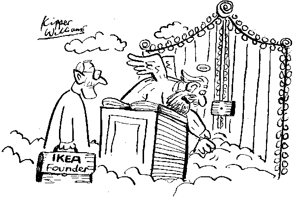 ‘I’ve lost the Allen key.’