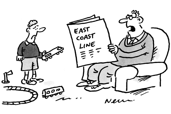 ‘If your train set doesn’t work get it nationalised.’