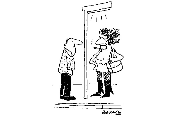 ‘That’s “hostess” if you don’t mind!’