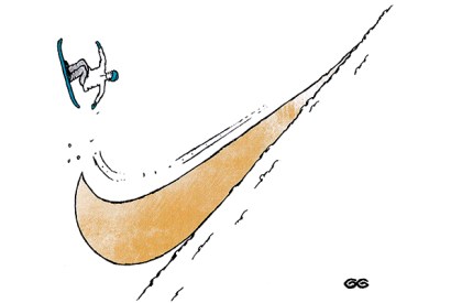 Nike snowboarding ramp