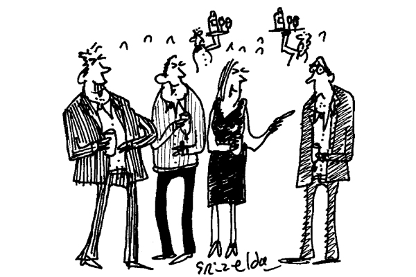 ‘Ha! Ha! Ha! He lives in his properties.’