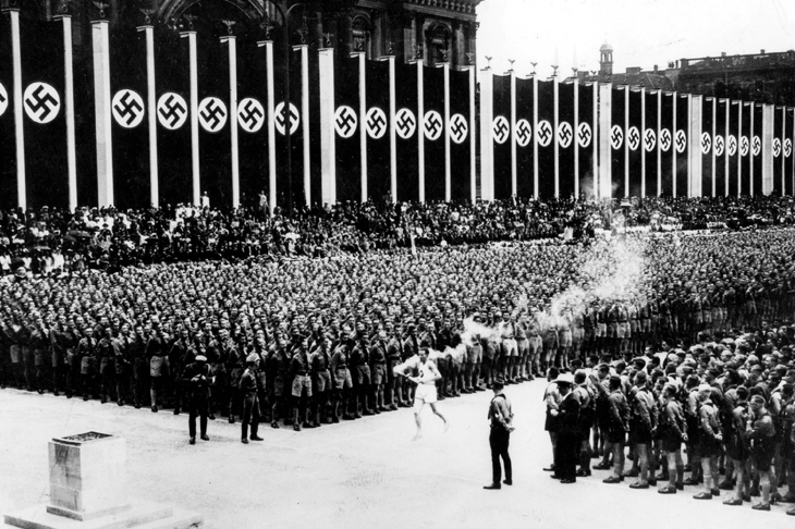 The Nazis had a genius for staging, inventing the procession of the Olympic torch from Athens to the host city