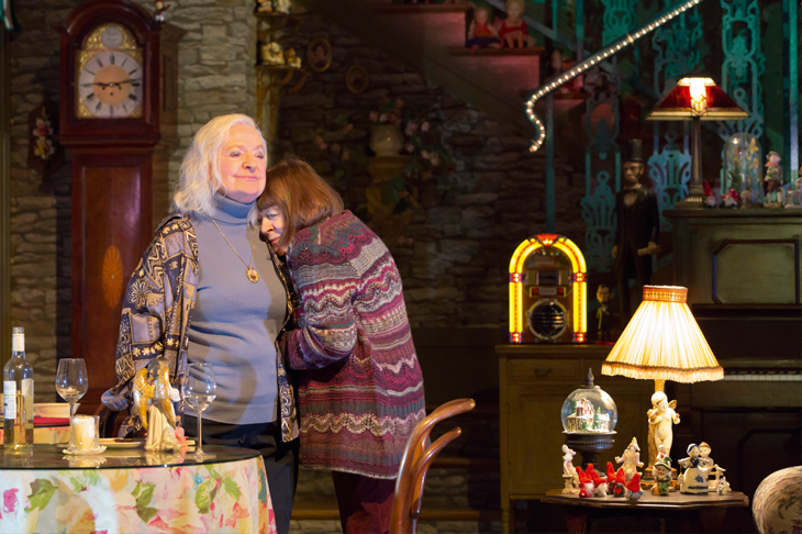 June Watson as Genevieve and Marylouise Burke as Mertis in John