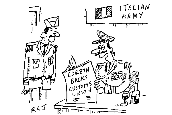 ‘Great news! We’ll no longer be the byword for spineless European U-turns.’