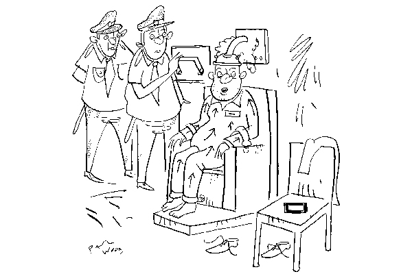 ‘A final request? Can I check my phone one last time?’