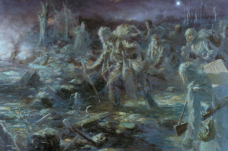 Ragged spectres, half sunk in mud, half lost in shadow: Joseph Gray’s unnerving ‘A Ration Party’