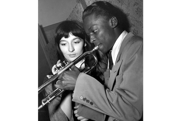 Juliette Gréco and Miles Davis at the Salle Pleyel, Paris, c. 1949