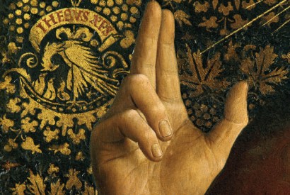 Detail from the Ghent altarpiece by Hubert Eyck, 1423
