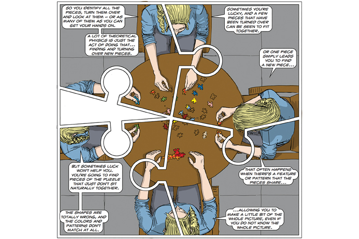 Jigsaw discussion, from Clifford V. Johnson’s The Dialogues