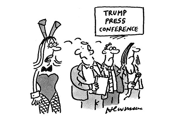 ‘I’m the war correspondent for Playboy.’