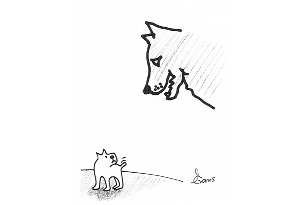 ‘Now run along and remember — no inappropriate sniffing.’