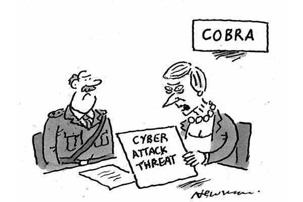 ‘We need an expert on the dangers of computers. Send for Damian Green!’