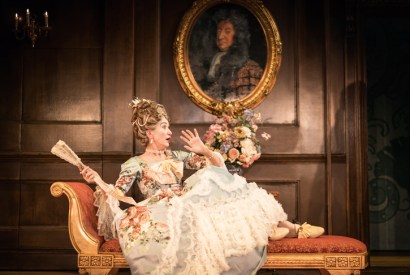 Haydn Gwynne gallantly plays the ageing sexpot Lady Wishfort in The Way of the World at the Donmar Warehouse
